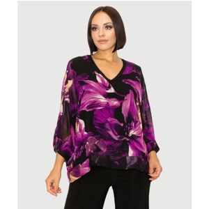 Lane Bryant Unique stylish drape neck plus size top